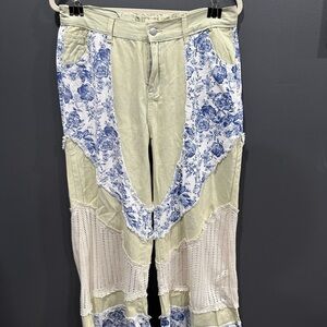 Floral Patchwork Pants